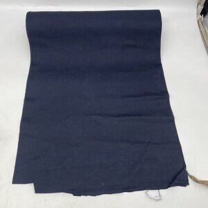 Japanese Kimono Fabric Bolt Navy Blue Dark Silver Thread On Underside Obi Kimono